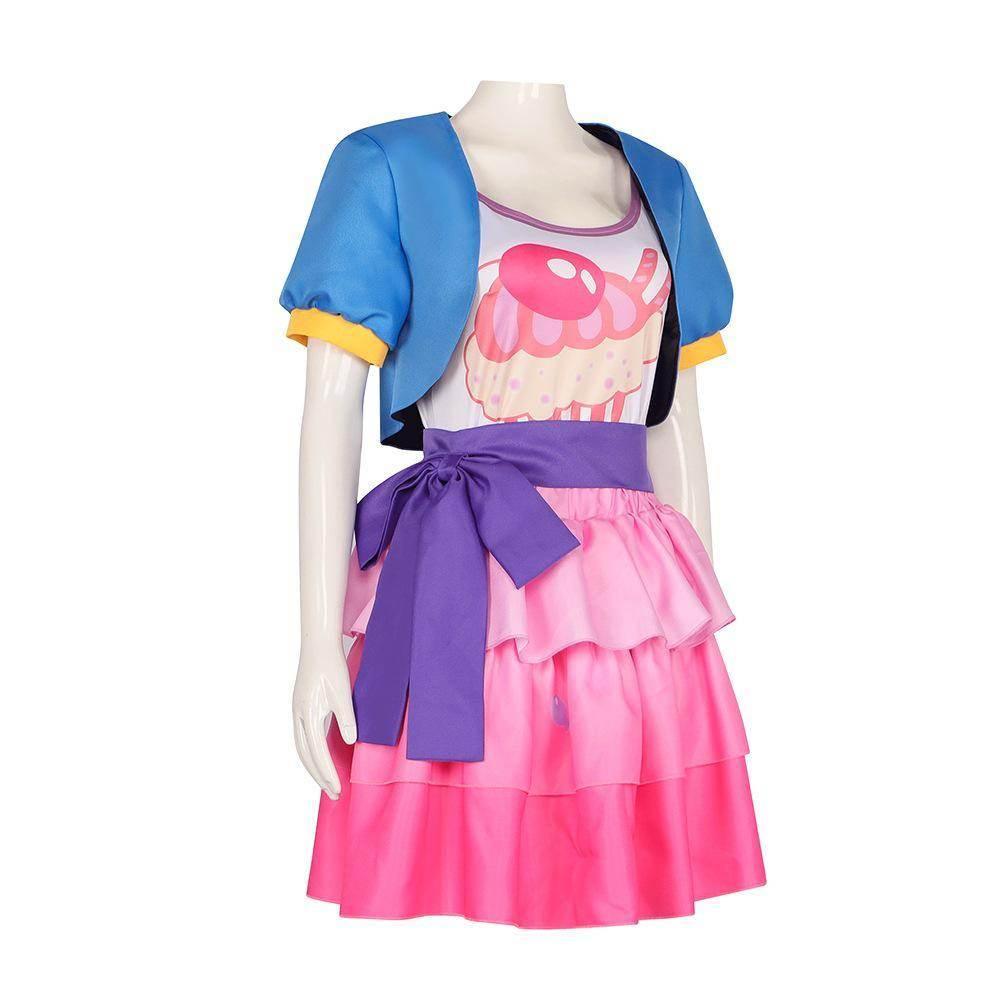 My Little Pony Friendship Is Magic Pinkie Pie Outfits Halloween Carnival Suit Cosplay Costume - Azufun