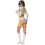 Nightclub Fun Gold Stamped Space Suit Astronaut Female Costume Music Festival Halloween - Azufun