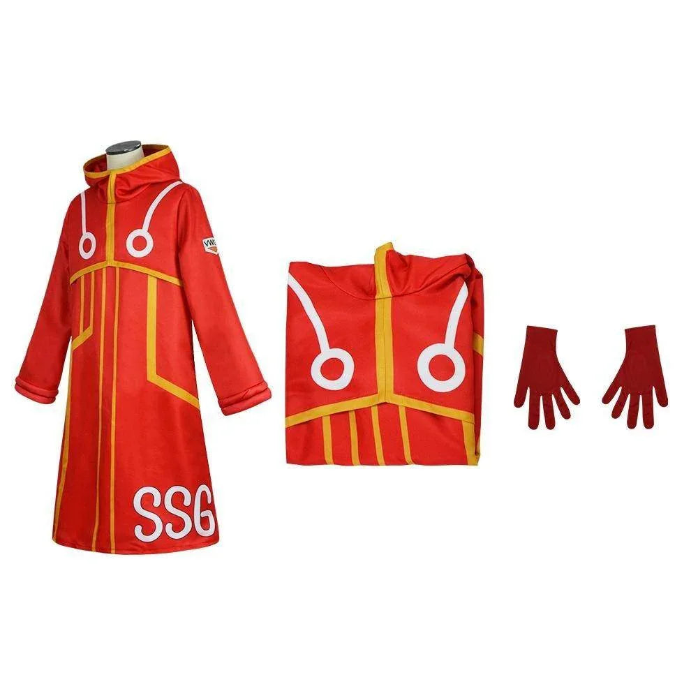 One Piece Egghead Arc 2024 Anime Monkey D. Luffy Costume Party Carnival Halloween Cosplay Full Set - Azufun