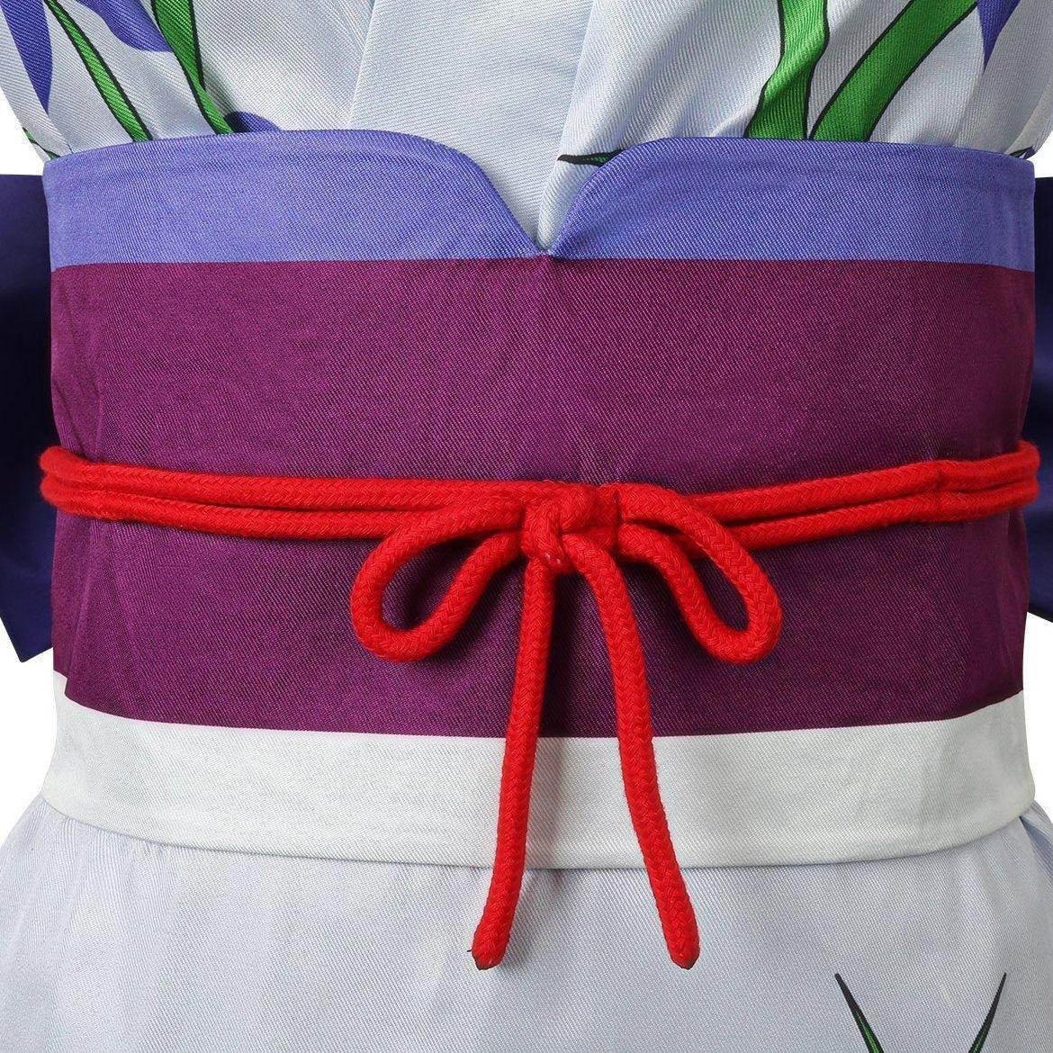 One Piece Nico Robin Costumes Japanese Anime Kimono Robe Fancy cosplay - Azufun