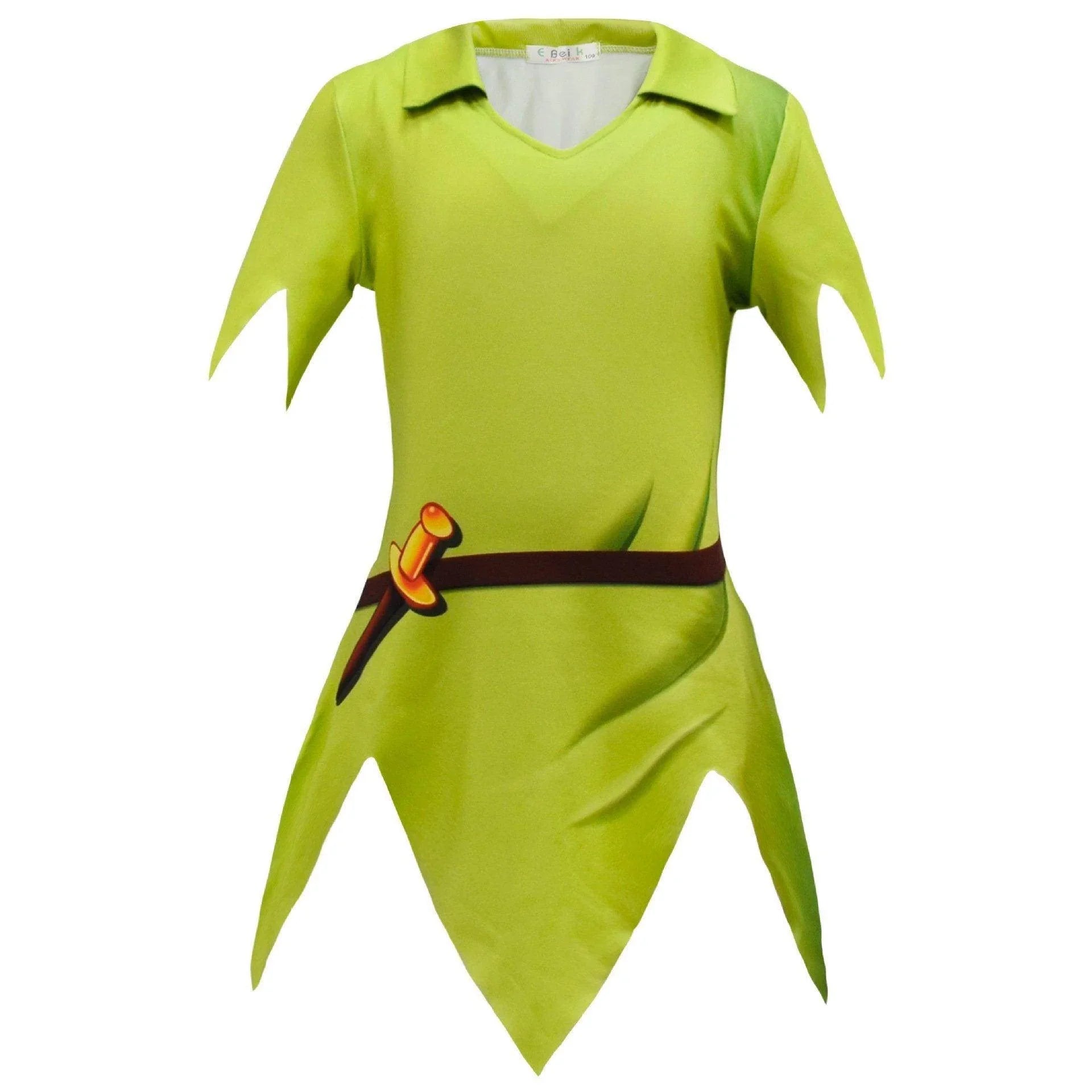 Peter Pan Shorts Suit Halloween Outfits Cosplay Costume For Kids - Azufun