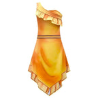 Pocahontas costume for girls Irregular dress Native American Kids Costume - Azufun