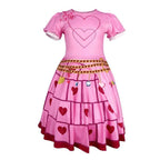 Red from Descendants 4 Queen Of Hearts Costume Jumpsuit For Kids - Azufun