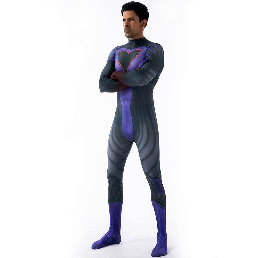 Replica Riku Costume Cosplay Halloween Jumpsuit Anime Tights Suit Zentai For Adult Kids - Azufun