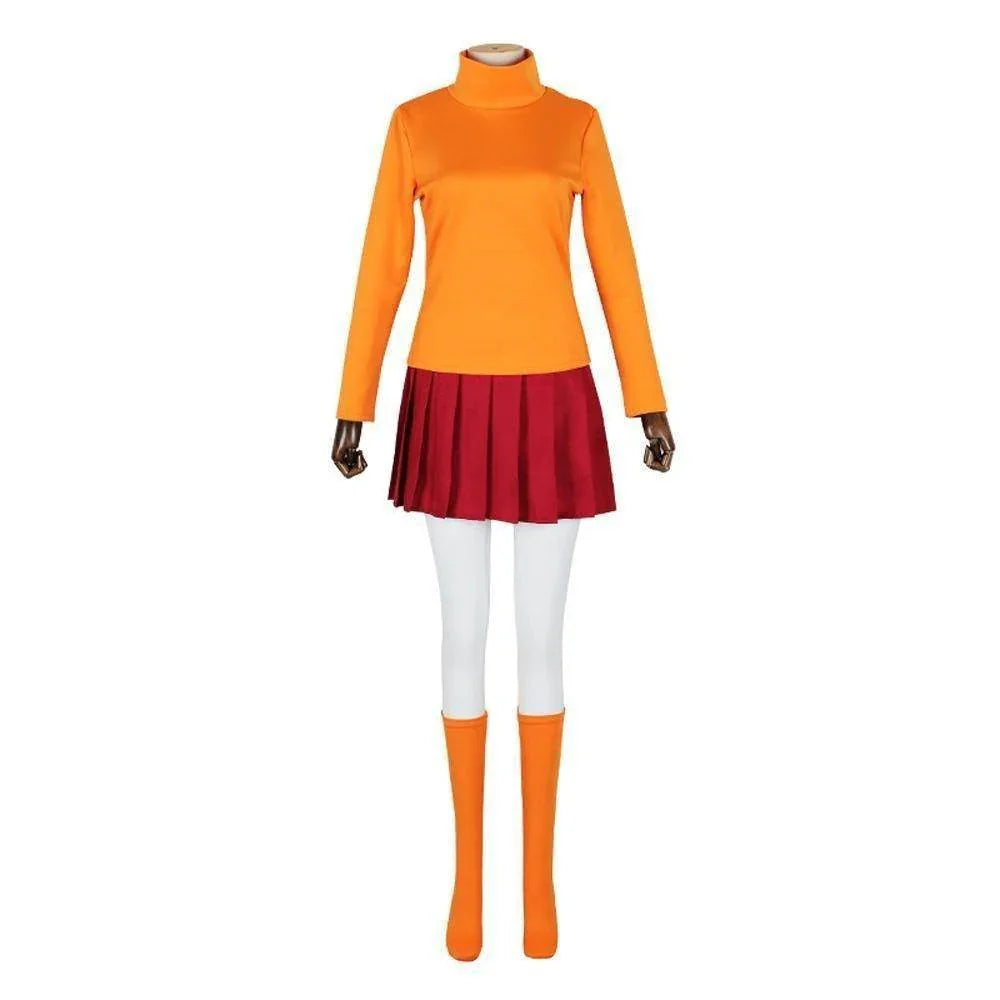 Scoob Scooby-Doo Velma Daphne Costume Cosplay - Azufun