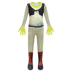 Shrek Costume Cosplay Jumpsuit with Mask Bag for Kids Halloween - Azufun