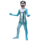 Skibidi Toilet Blue Jumpsuit Titan Tv man Cosplay Costume For Kids - Azufun