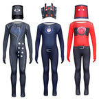 Skibidi Toilet Game Kids Cosplay Costume Jumpsuit Halloween Carnival Suit - Azufun