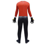 Skibidi Toilet Outfits Orange Jumpsuit Mask Titan Tv man Cosplay Costume For Kids - Azufun