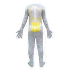 Skibidi Toilet White Jumpsuit Titan Tv man Cosplay Costume For Kids - Azufun