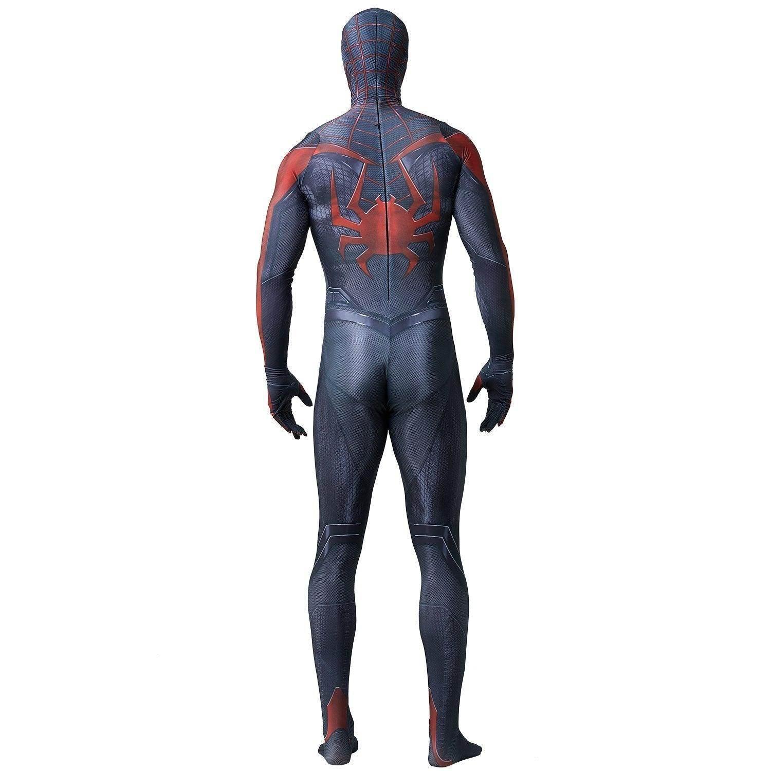 Spider-Man 2 Miles Morales Black Cosplay Jumpsuit Costume for Adults and Kids - Azufun