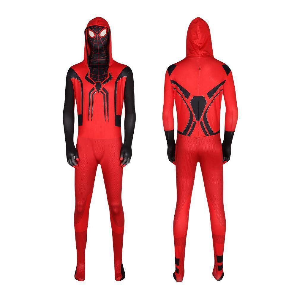 Spider-Man 2099 PS5 Comics Miles Morales Jumpsuit Halloween Cosplay Costume Bodysuit - Azufun
