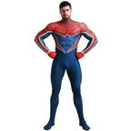 Spider-Man Punk Hobart Brown Cosplay Costume Jumpsuit Across the Spider-Verse Edition - Azufun