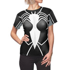 Spider-Woman Women's Short sleeve Shirt Madame Web Costume SuperHero Outfit - Azufun