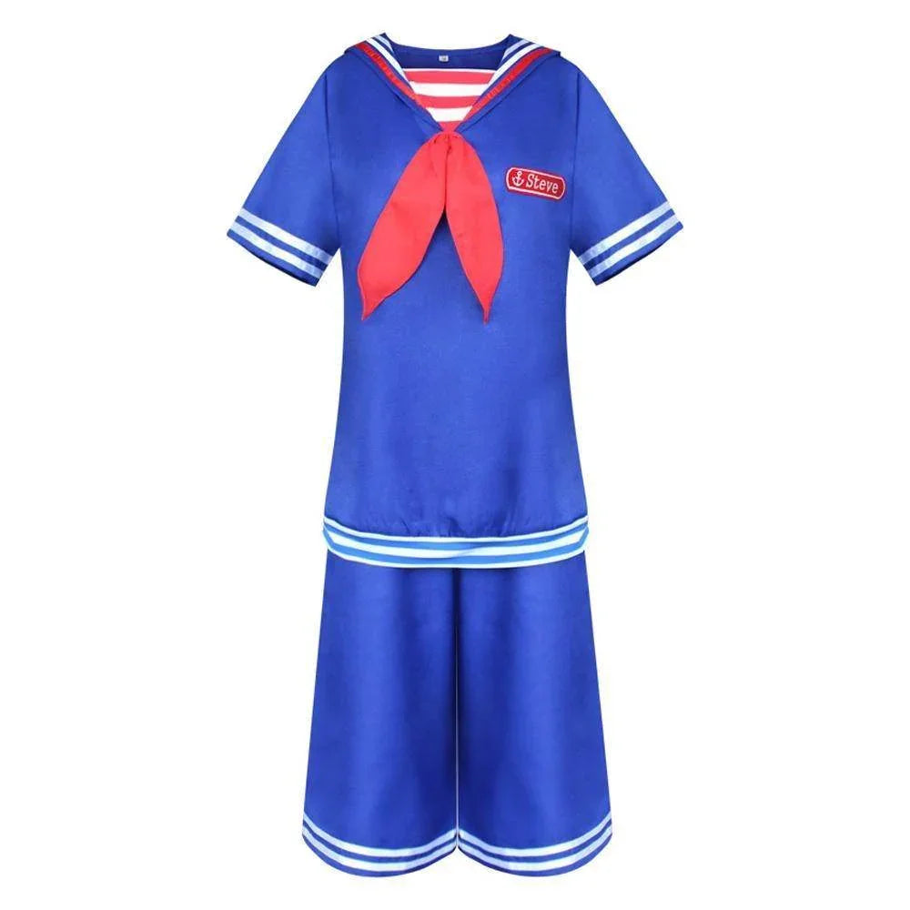 Stranger Things 4 cosplay navy costumes uniforms men and women - Azufun