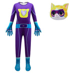 Super Cute Kitties Jumpsuits Cosplay costume With Mask For Kids