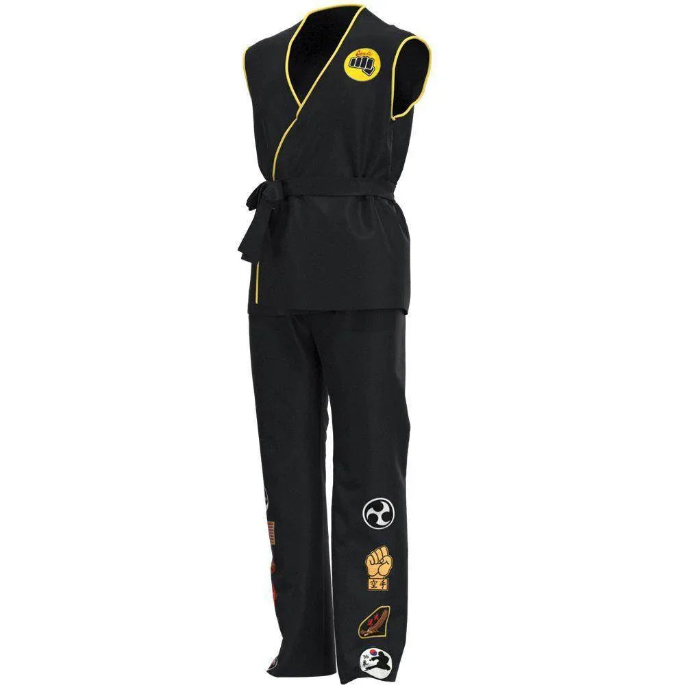 The Karate Kid Costumes Taekwondo Cobra Karate Training Suits Movie Cosplay - Azufun