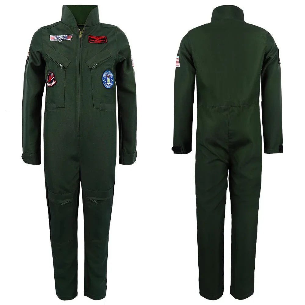 BuyTop Gun Maverick Pilot Uniform Outfit Carnival Suit Cosplay Costumes for Adult Now Cheaper With 3 - 5 Days Ship - PajamasBuy
