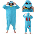 Totodile Kigurumi Onesies Anime Pokemon Pajamas Pyjamas Halloween Costume - Azufun