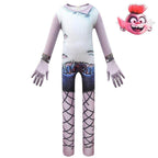Trolls 2 World Tour Hard Rock Queen Barb Costume For Girl - Azufun