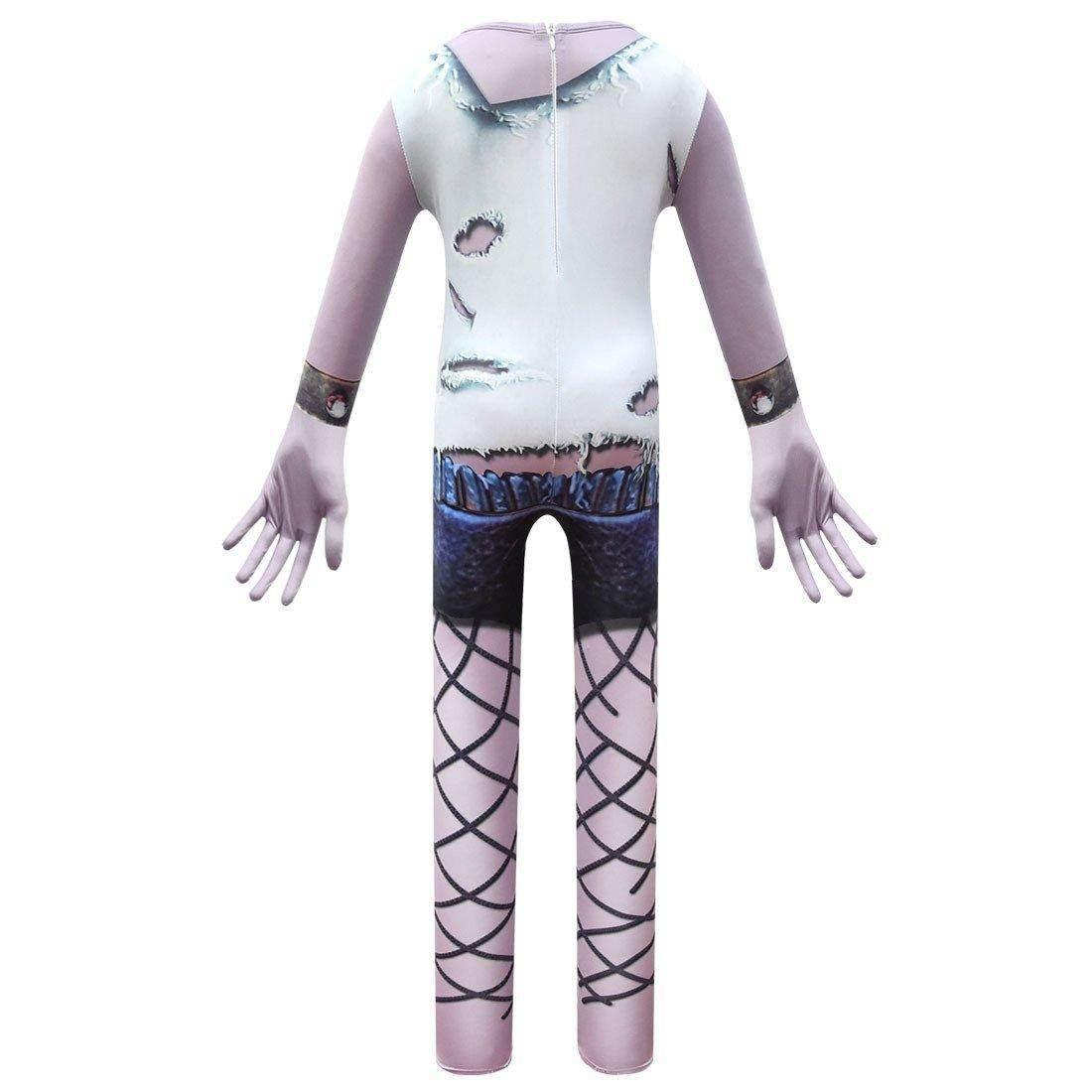 Trolls 2 World Tour Hard Rock Queen Barb Costume For Girl - Azufun