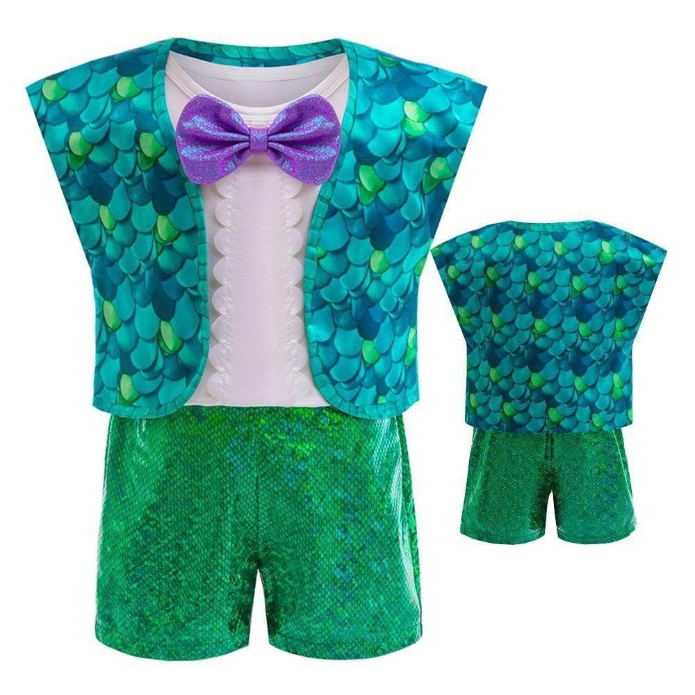 Trolls Branch Cosplay Costume Three-Piece Set For Boy - Azufun