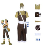 Usopp Anime One Piece Cosplay Costumes Carnival Party Outfits Full Set - Azufun