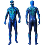 Vibrant Blue Spider-Man Peter Parker Cosplay Jumpsuit Costume New Fashion Superhero Suit - Azufun