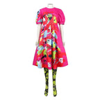 Weird Barbie Costume Movie Kate McKinnon Pink Dress Outfits Halloween Cosplay Adults - Azufun