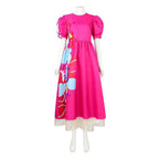 Weird Barbie Costume Movie Kate McKinnon Pink Dress Outfits Halloween Cosplay Adults - Azufun