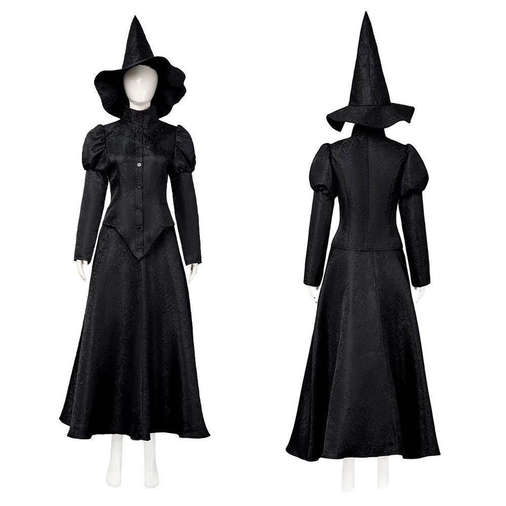 Wicked: Part One Elphaba Movie Costume Cosplay Halloween - Azufun