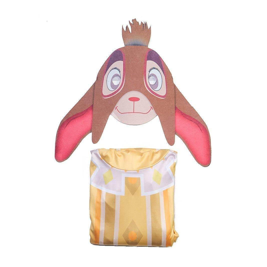 Wish Asha Valentino Cosplay Costume Adult Sheep Jumpsuit with Mask - Azufun