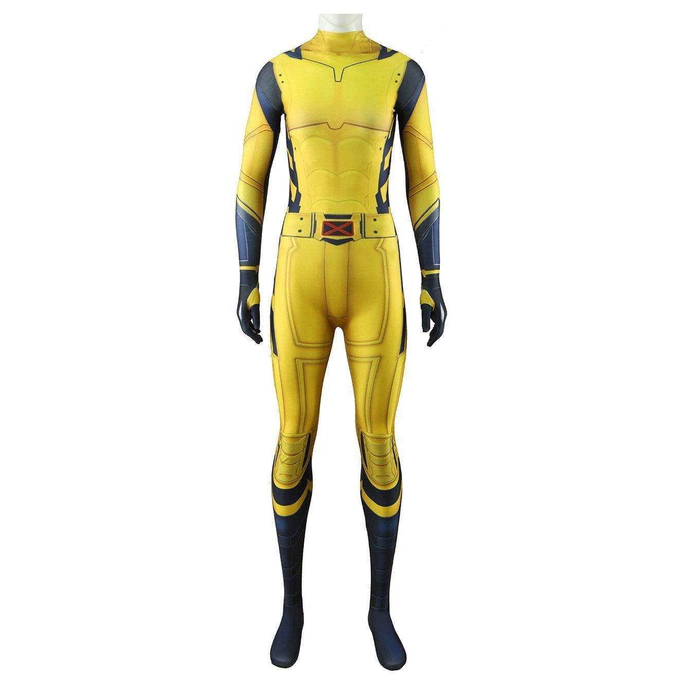 Women Wolverine Costume X23 Logan Halloween Cosplay Jumpsuit Deadpool 3 Dafne Keen Yellow - Azufun